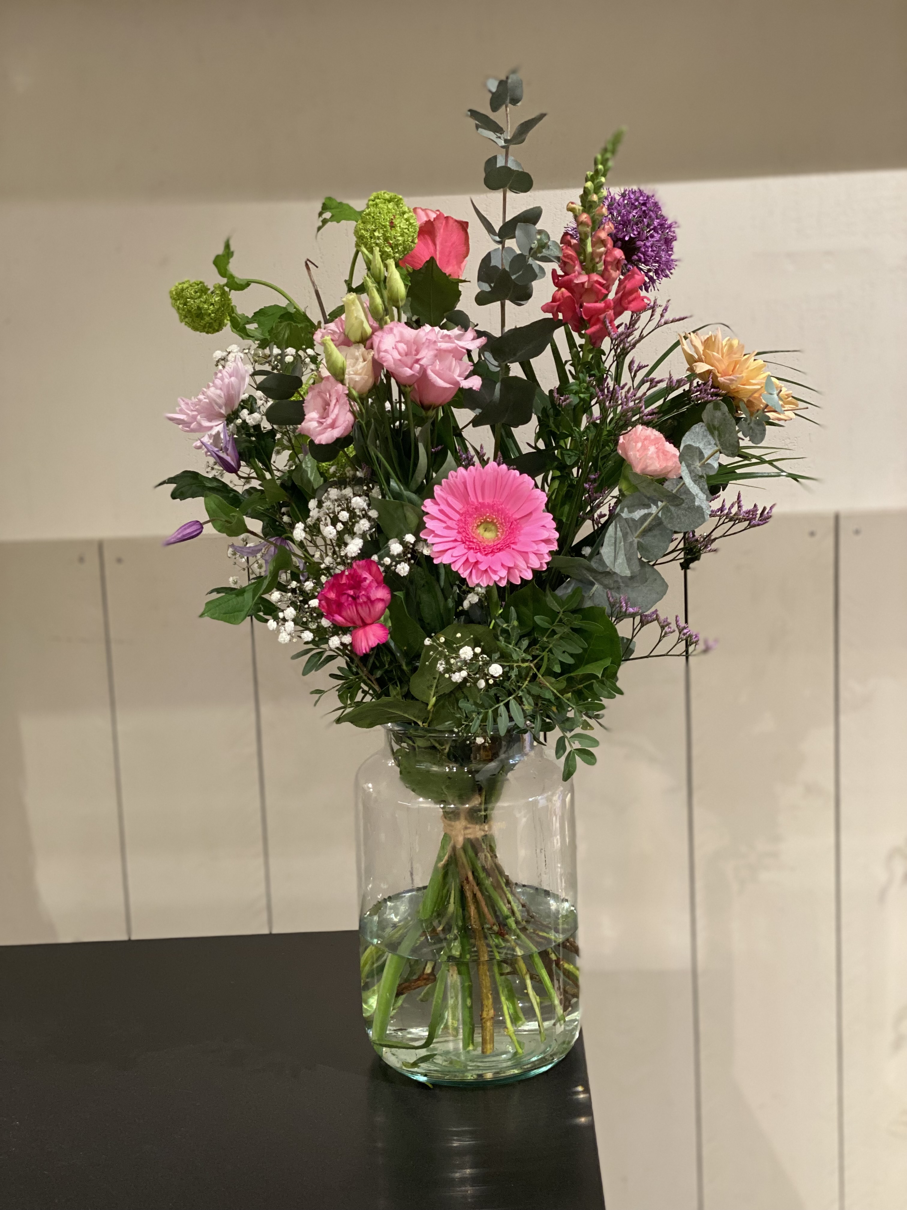 Boeket Secretaresse Roze